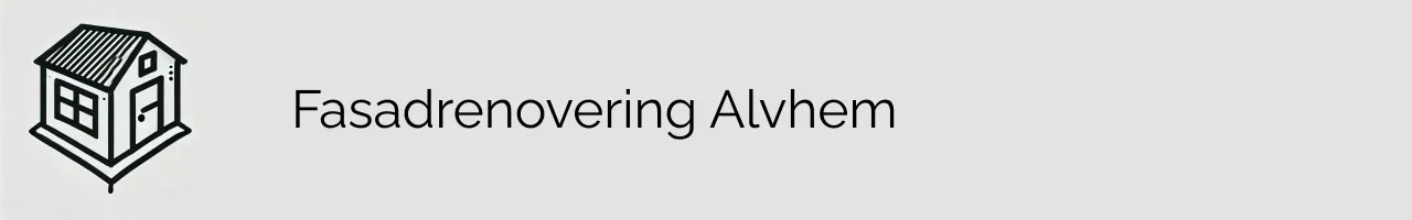 Fasadrenovering Alvhem