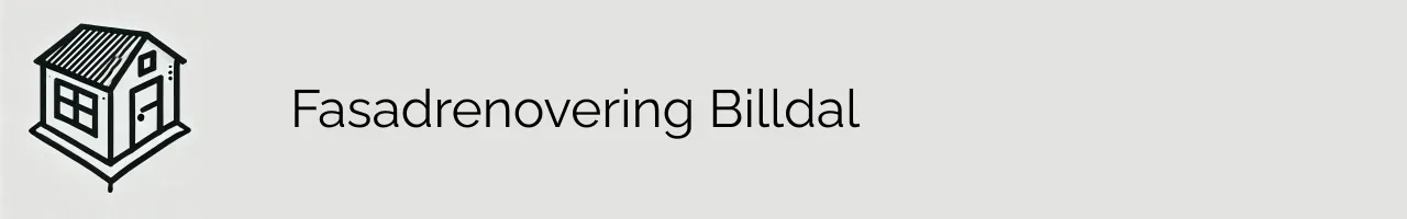 Fasadrenovering Billdal