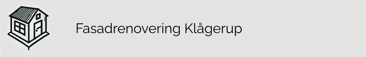 Fasadrenovering Klågerup