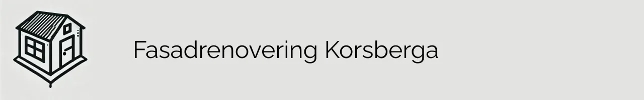 Fasadrenovering Korsberga