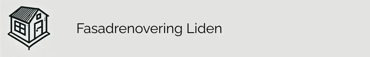 Fasadrenovering Liden