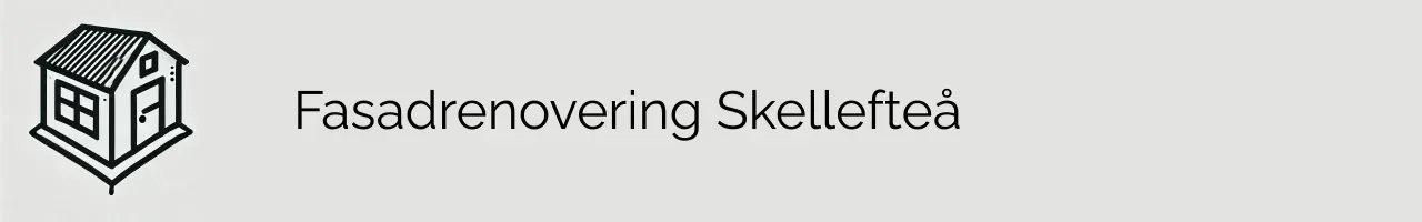 Fasadrenovering Skellefteå