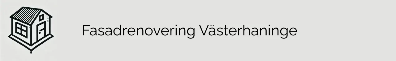 Fasadrenovering Västerhaninge